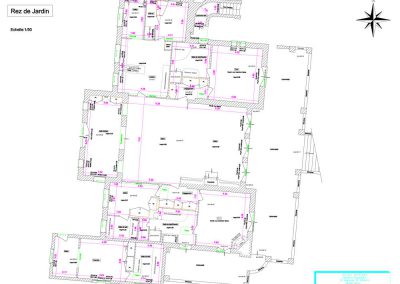 Plan d'intérieur bâtiment, Alpes-Maritimes